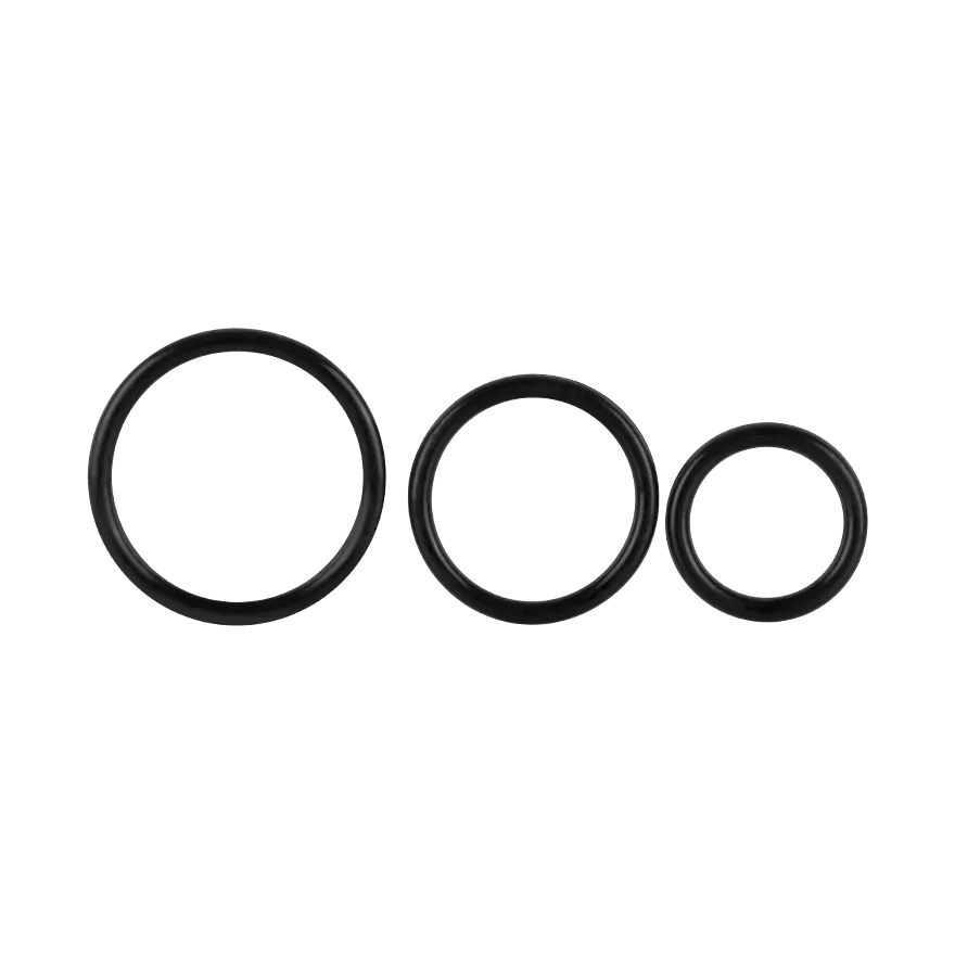 Penisringe aus Silikon, 3 Stk., 3,5 - 5 cm Penisringe aus Silikon, 3 Stk., 3,5 - 5 cm