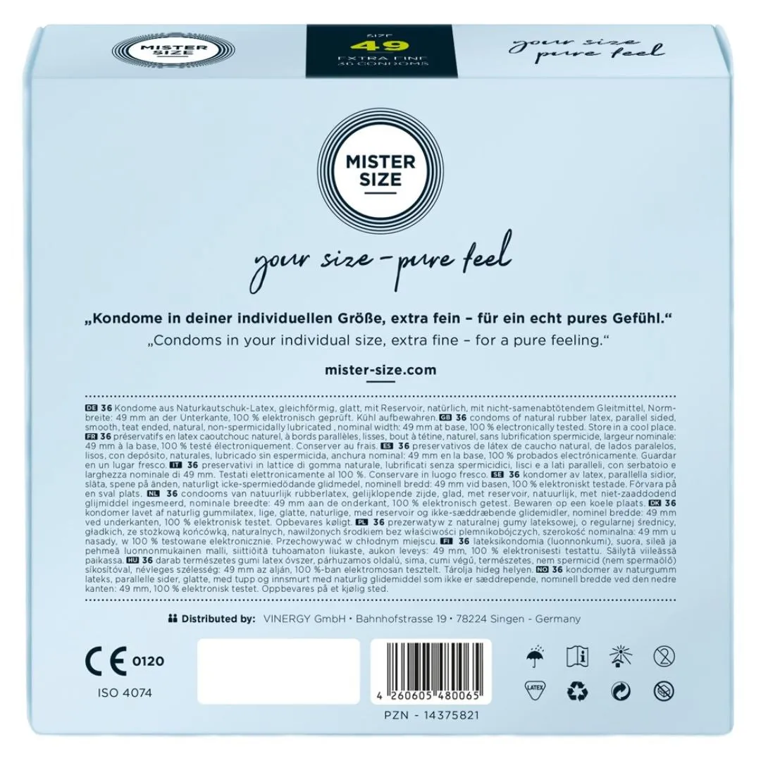 Kondome „49 mm“, transparent, hauchdünn, feucht – Bild 5
