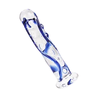 Glasdildo mit Noppen, 16 cm Glasdildo mit Noppen, 16 cm