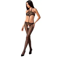 Passion Woman Bs080 Bodystocking Negro Talla Unica Passion Woman Bs080 Bodystocking Negro Talla Unica