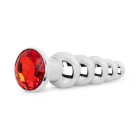 Analplug mit Edelstein - Rot Analplug mit Edelstein - Rot