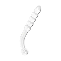 Gebogener Glasdildo, 23 cm Gebogener Glasdildo, 23 cm