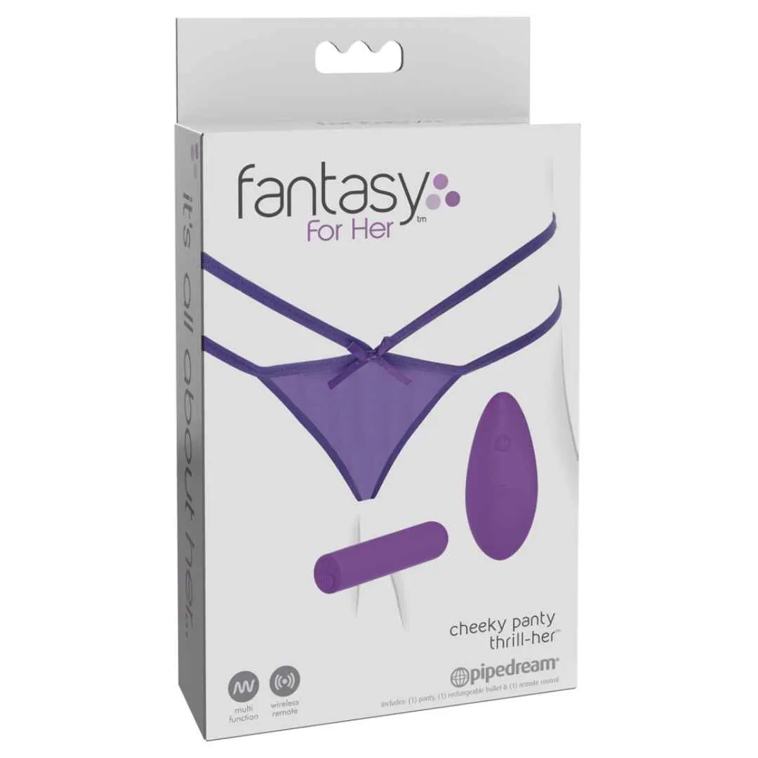Slip mit Vibrator "Cheeky Panty Thrill-Her" – Bild 5
