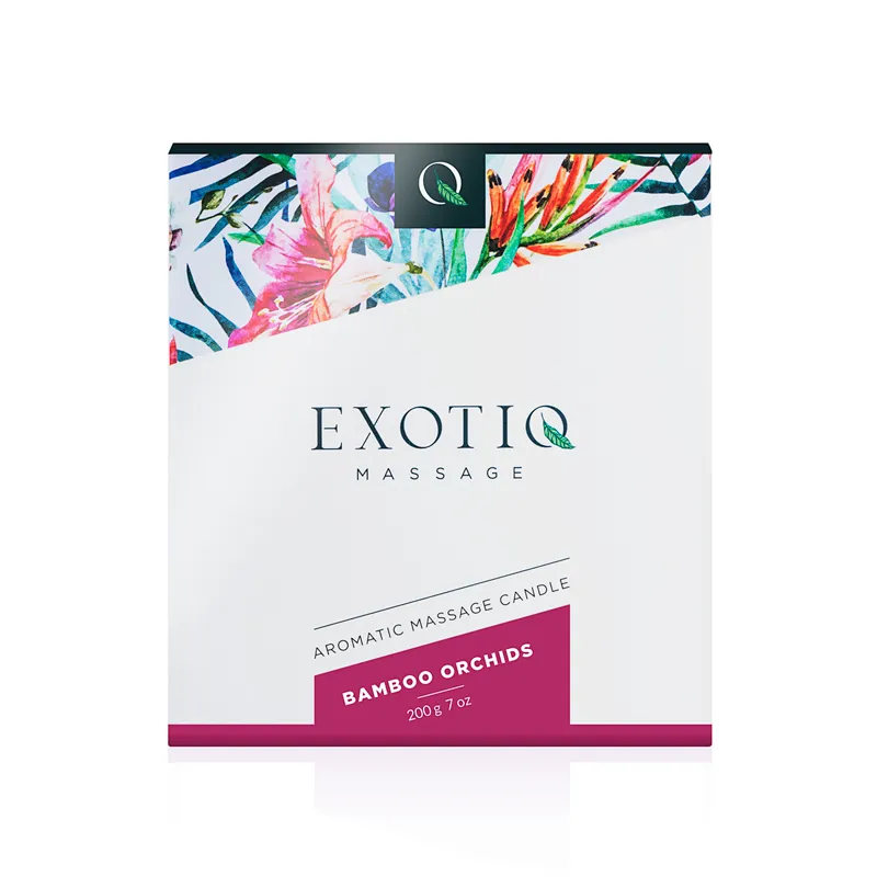 Exotiq Massagekerze Bamboo Orchids - 200g – Bild 4