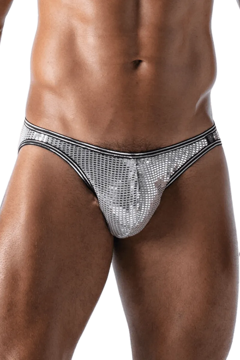 Herren Slip in silber Herren Slip in silber