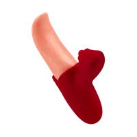 Zungenförmiger Rabbitvibrator, 15,5 cm Zungenförmiger Rabbitvibrator, 15,5 cm
