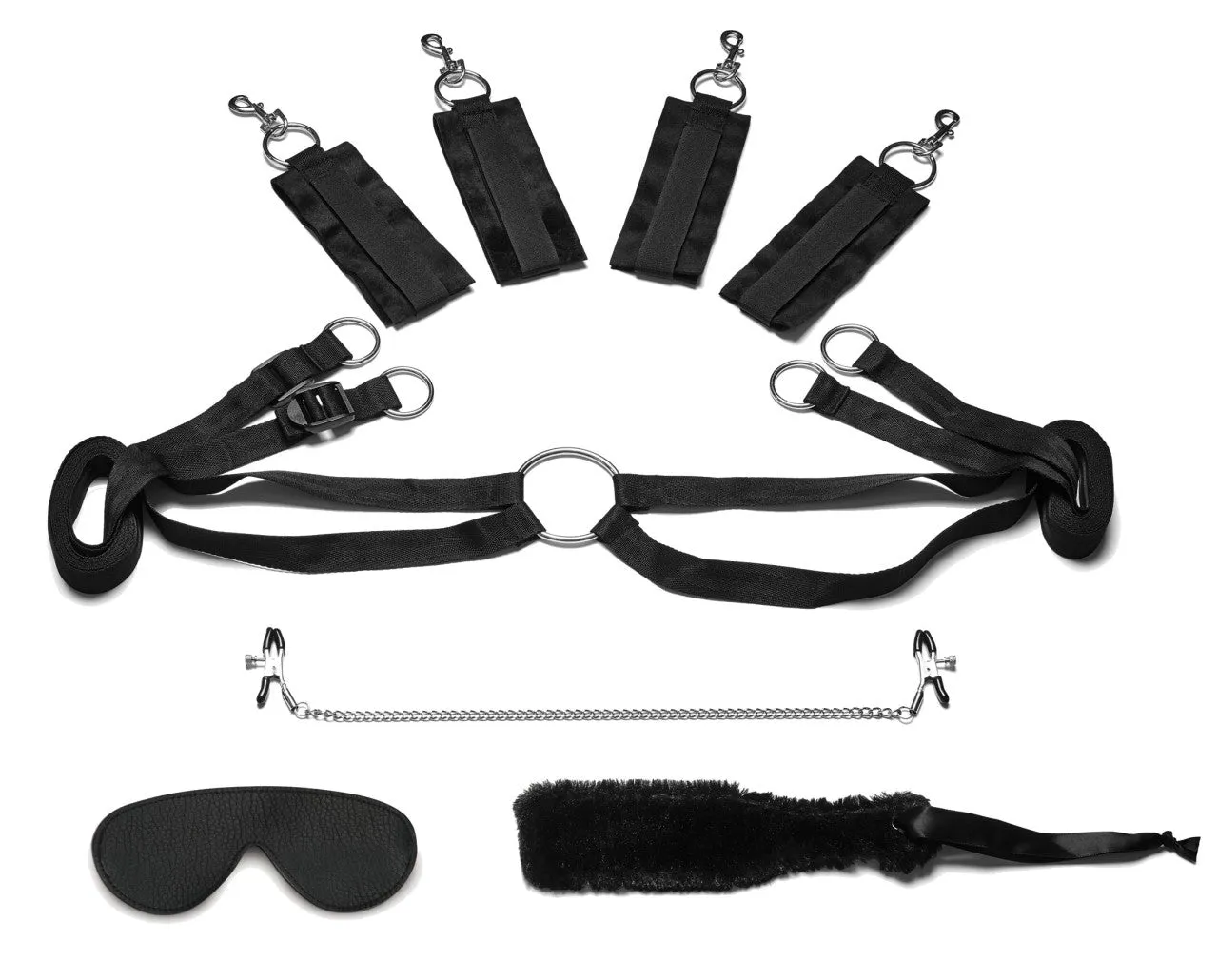 LUX FETISH Bedspreaders Fuzzy Lovers (4pc) LUX FETISH Bedspreaders Fuzzy Lovers (4pc)