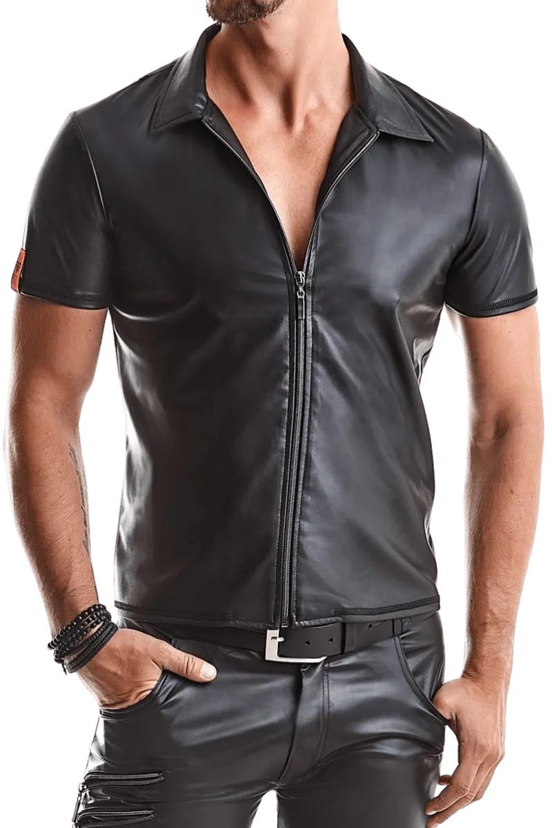 Wetlook Polo Shirt mit Reisverschluss Wetlook Polo Shirt mit Reisverschluss