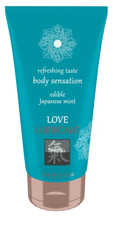 Shiatsu »Japanese Mint Love« Gleitgel mit Geschmack 75ml Shiatsu »Japanese Mint Love« Gleitgel mit Geschmack 75ml