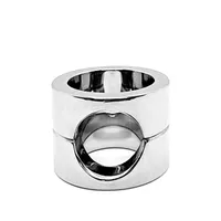 Black Label Cock Ring and Ball Stretcher: Edelstahl-Penis-/Hodenring Black Label Cock Ring and Ball Stretcher: Edelstahl-Penis-/Hodenring