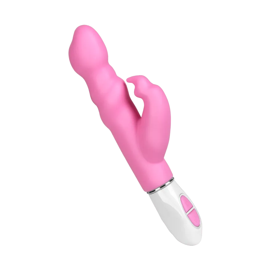 Rabbitvibrator aus Silikon, 22,5 cm Rabbitvibrator aus Silikon, 22,5 cm