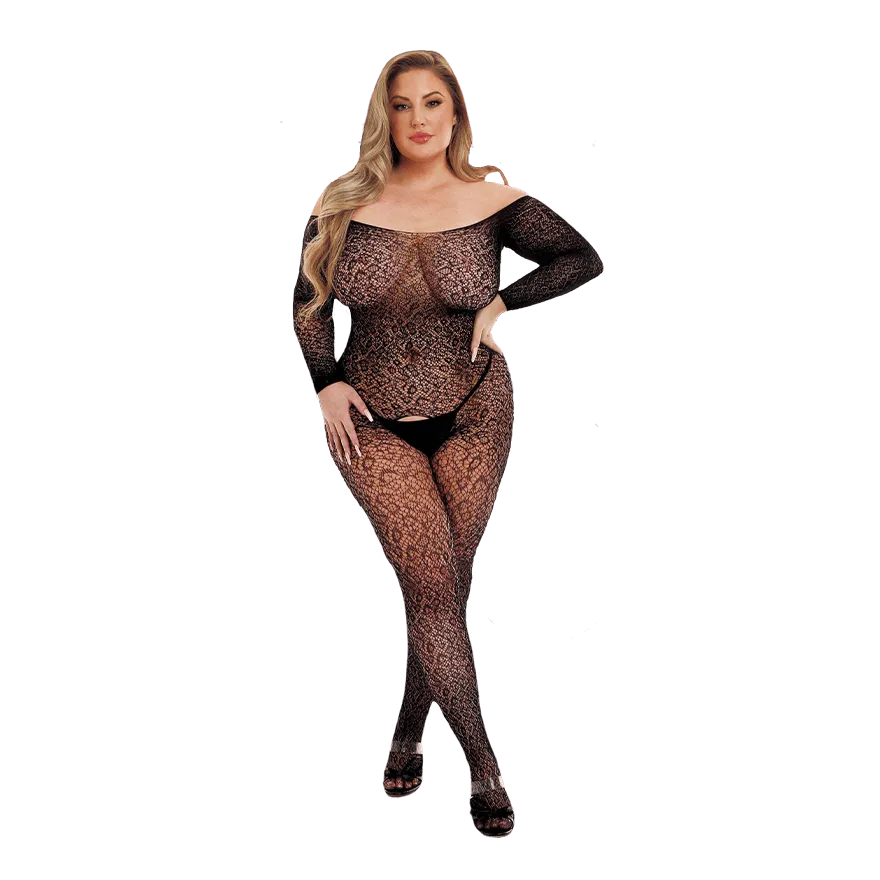 Long Sleeve Lace Bodystocking Long Sleeve Lace Bodystocking