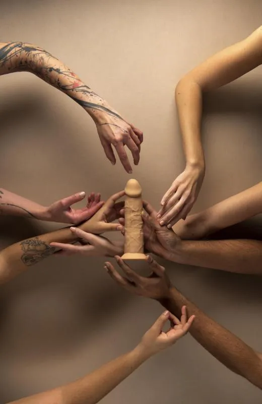 AMORELIE UNCOVER »Dusk« Dildo - 19,2 cm - Champagne – Bild 3