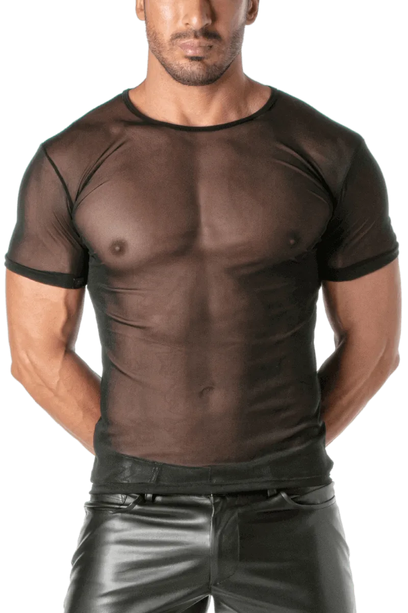 Mesh-Shirt schwarz Mesh-Shirt schwarz