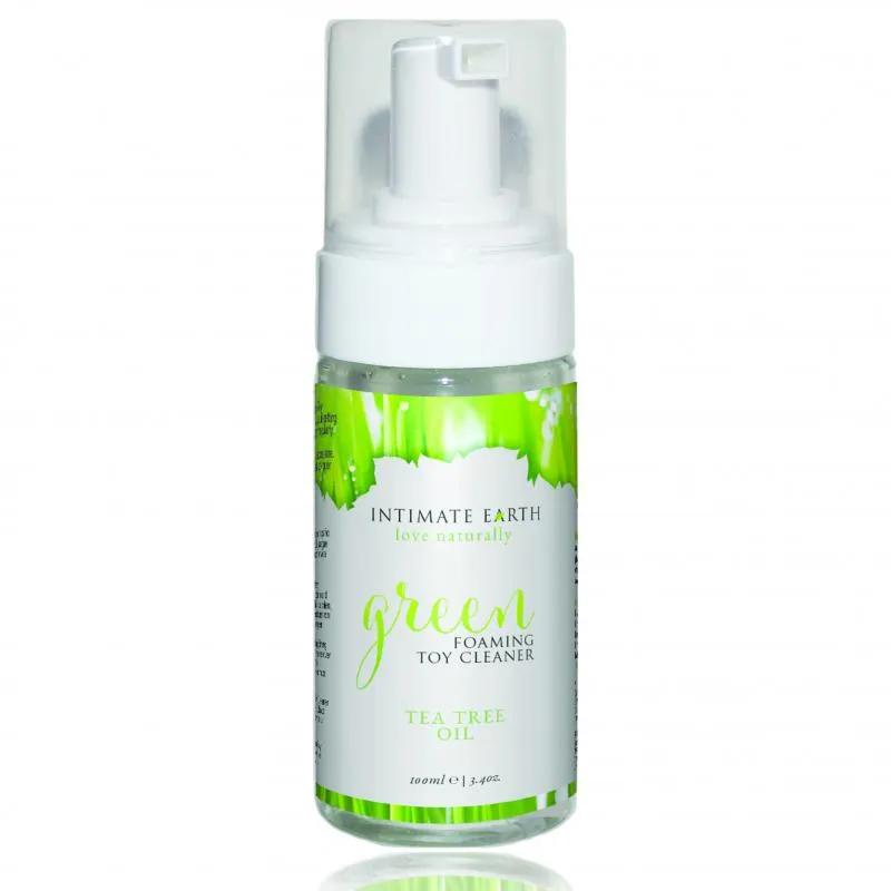 Intimate Earth - Grüner Tee schäumender Spielzeugreiniger - 100 ml Intimate Earth - Grüner Tee schäumender Spielzeugreiniger - 100 ml