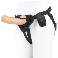 Vibro-Dildo 8%27%27 Harness Set mit Fernbedienung Vibro-Dildo 8%27%27 Harness Set mit Fernbedienung