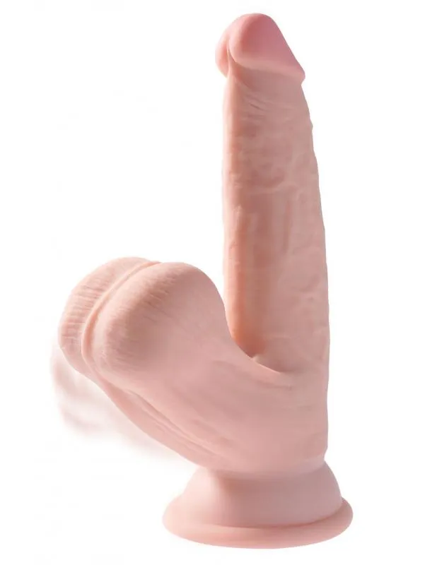 King Cock Plus Realistischer Dildo mit beweglichem Hodensack - 15,2 cm King Cock Plus Realistischer Dildo mit beweglichem Hodensack - 15,2 cm