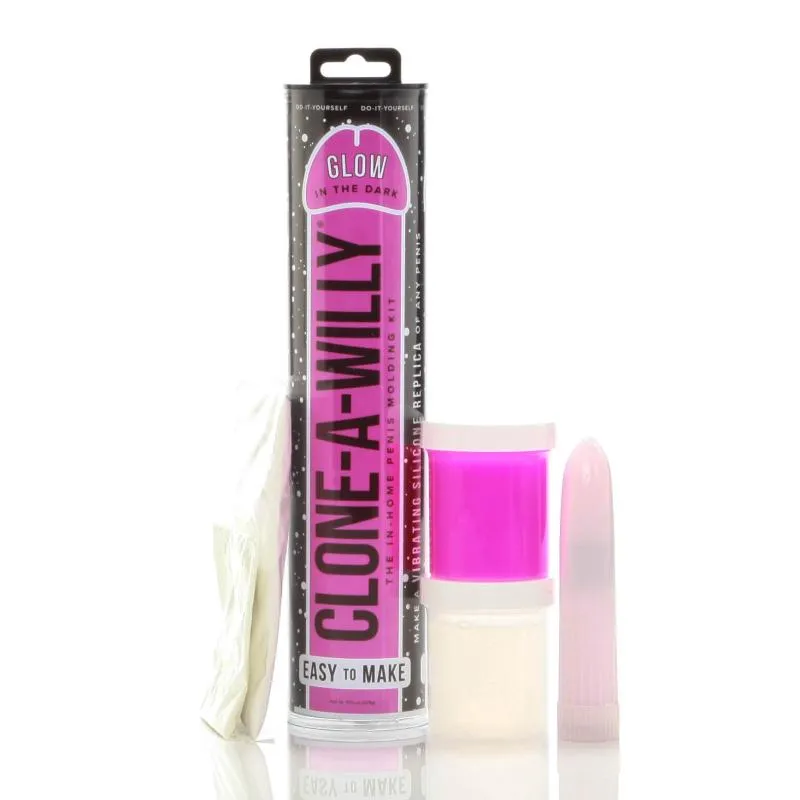Clone-A-Willy Kit - Glow-in-the-Dark - Hot Pink – Bild 3