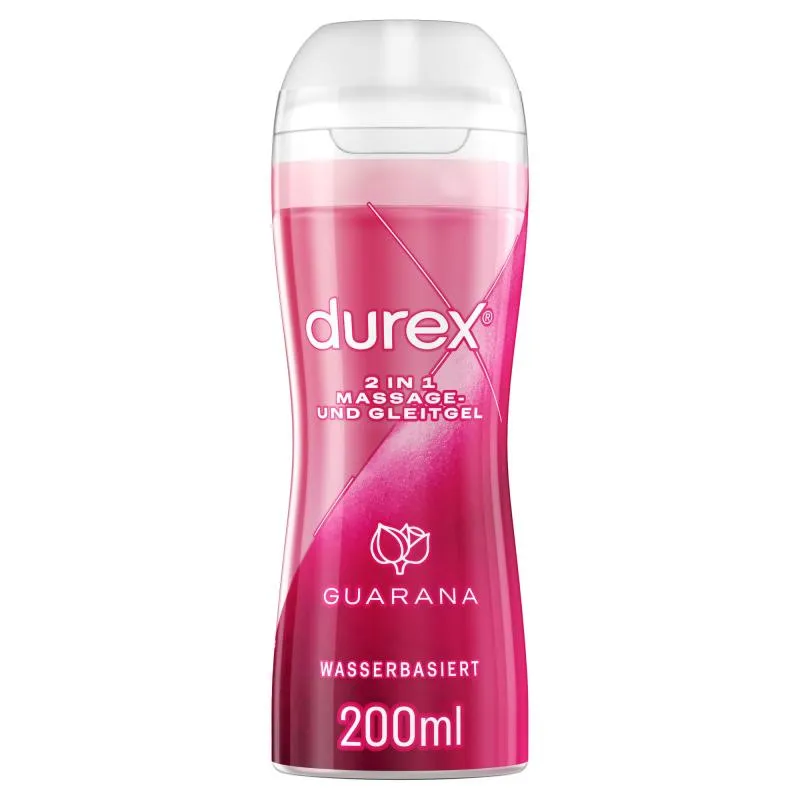 Durex 2in1 Massage- & Gleitgel Guarana - 200 ml Durex 2in1 Massage- & Gleitgel Guarana - 200 ml