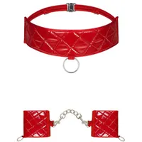 Bondage Set aus Manschetten und Choker Bondage Set aus Manschetten und Choker