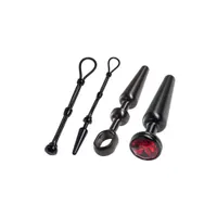 Malesation Alu Cock-Grip Set mittel, schwarz/rot Malesation Alu Cock-Grip Set mittel, schwarz/rot