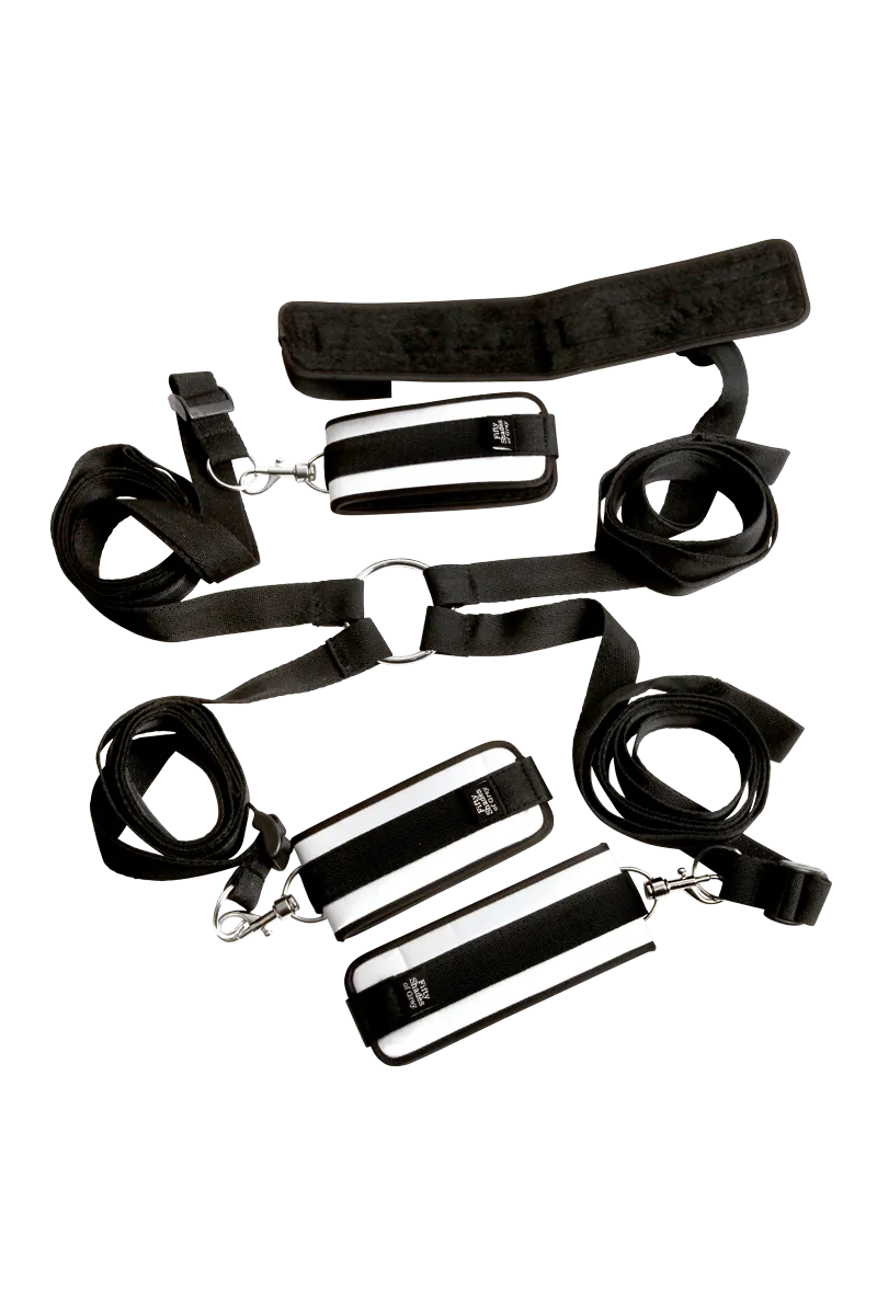 Shades of Grey - 6tlg. Bettfessel-Set Shades of Grey - 6tlg. Bettfessel-Set