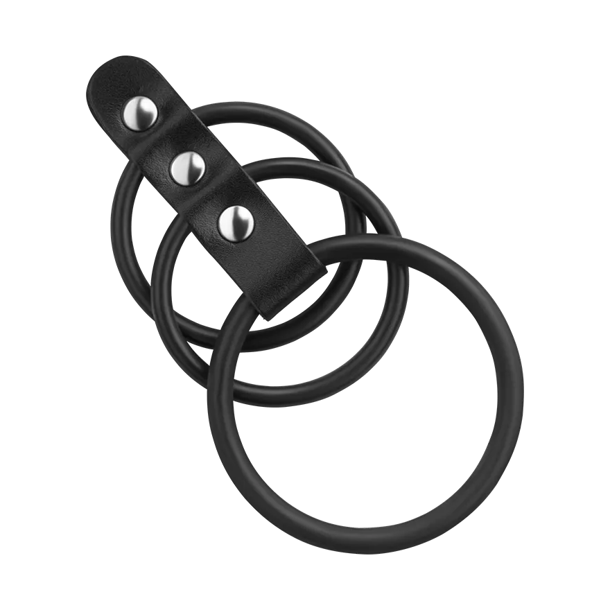 Penismanschette mit Ringen, 4 - 5,5 cm Penismanschette mit Ringen, 4 - 5,5 cm