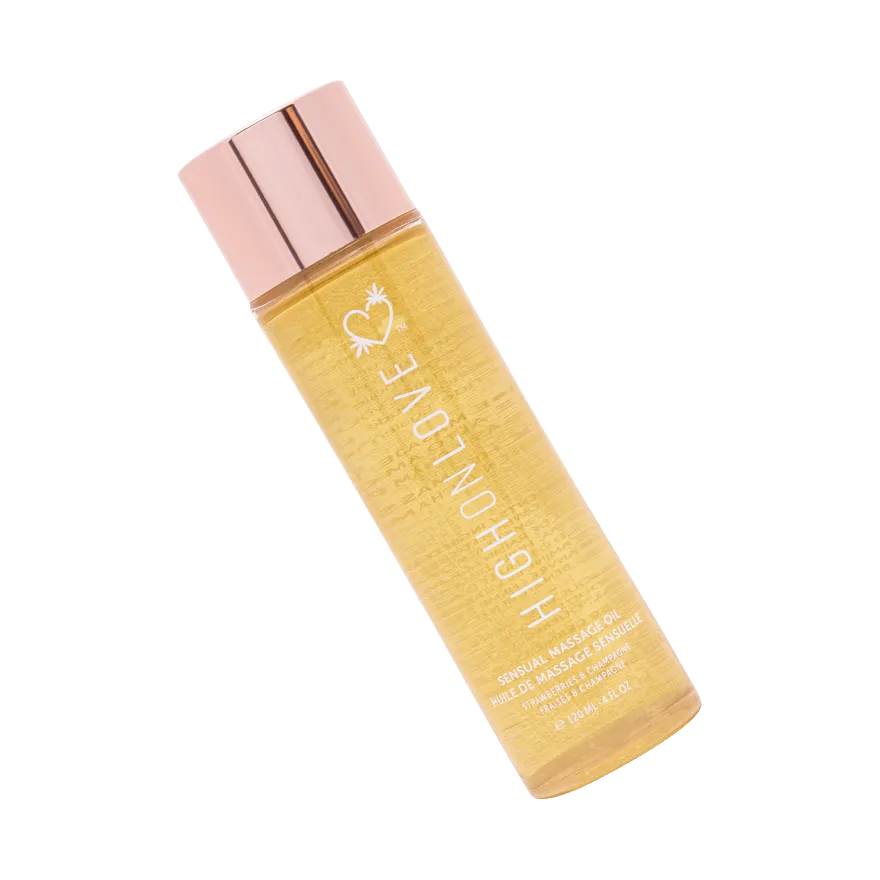 Massage Oil Strawberries And Champagne, 120 ml Massage Oil Strawberries And Champagne, 120 ml