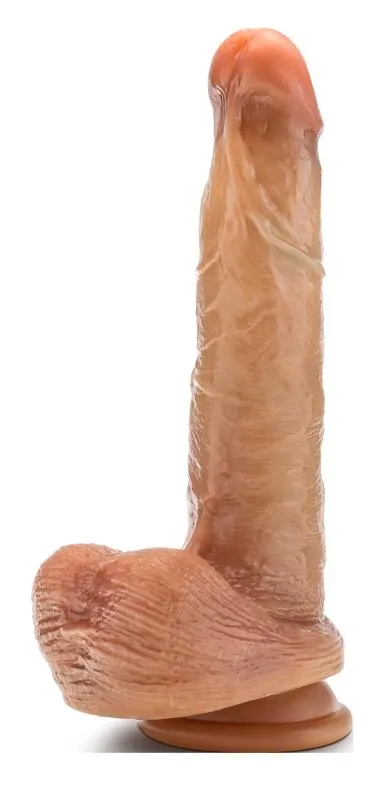 Blush - Renaissance DaVinci Dildo mit Verschiebbarem Vorhaut - 20 cm Blush - Renaissance DaVinci Dildo mit Verschiebbarem Vorhaut - 20 cm