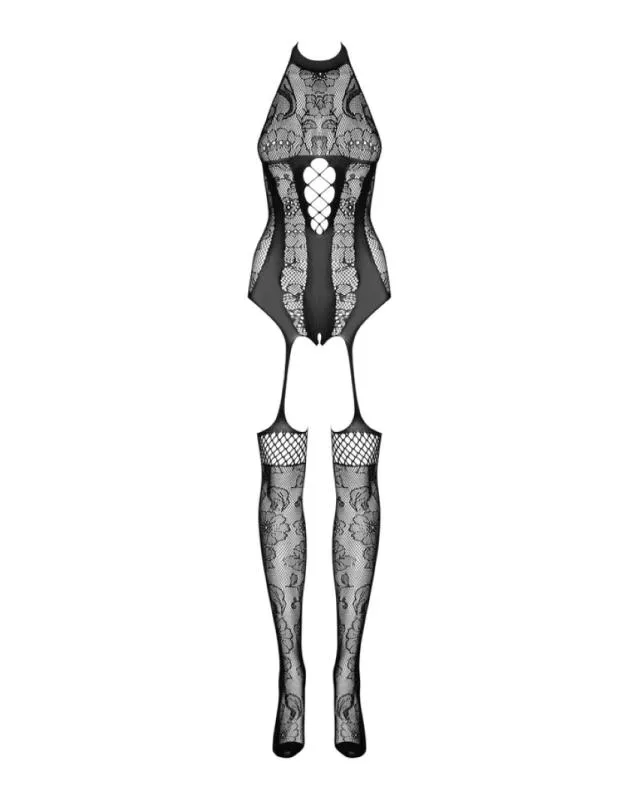 Obsessive - Bodystocking F240 - Schwarz – Bild 3