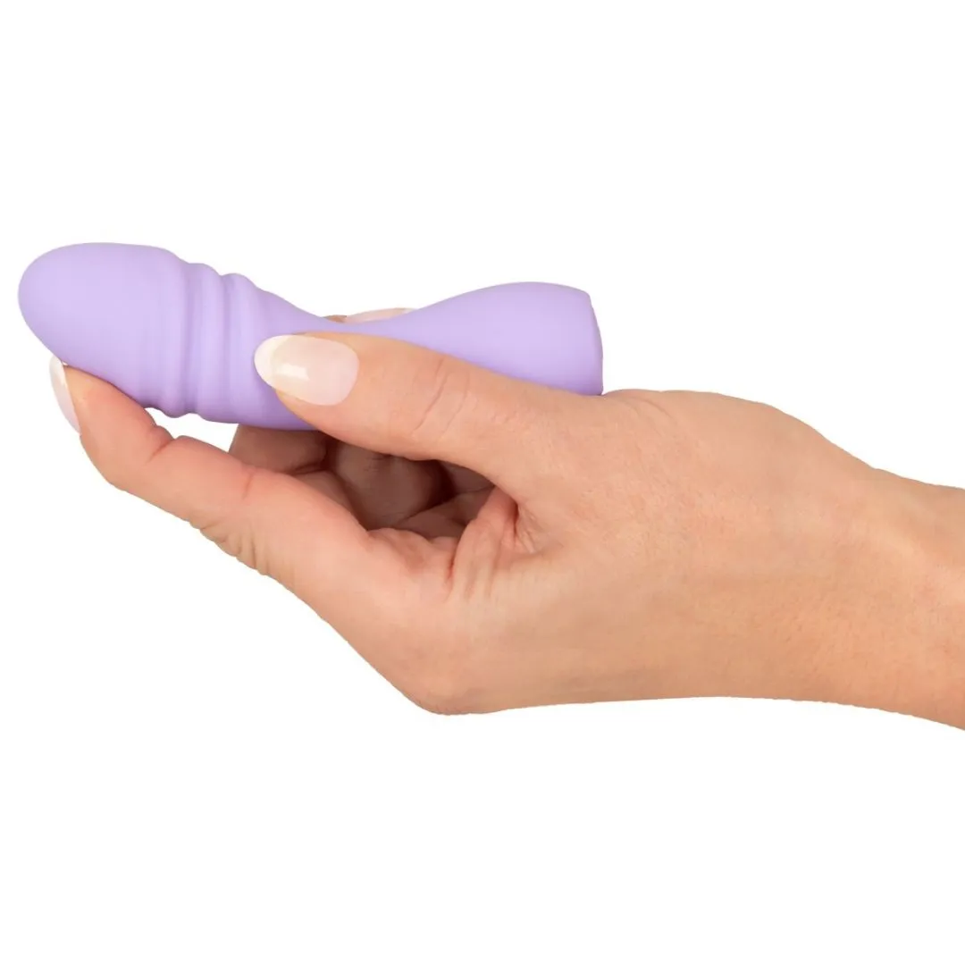Minivibrator lila mit Spiralrillen – Bild 3