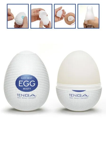 Tenga Ona Egg Misty: Einweg-Masturbator Tenga Ona Egg Misty: Einweg-Masturbator