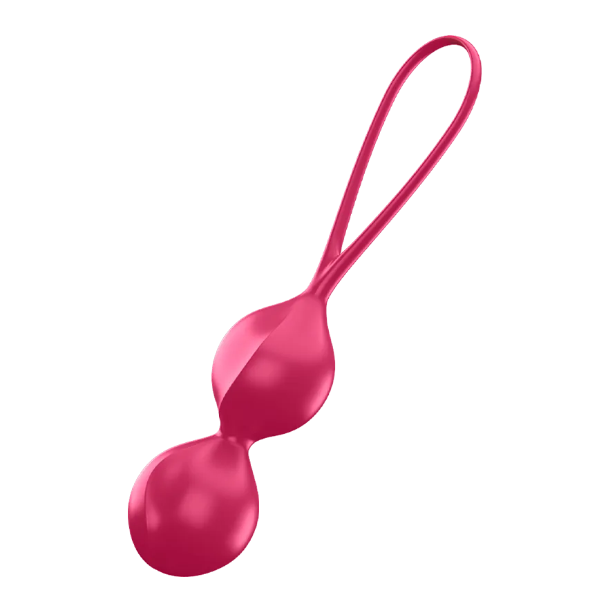 Doppel-Liebeskugel aus Silikon, 3,4 cm Doppel-Liebeskugel aus Silikon, 3,4 cm