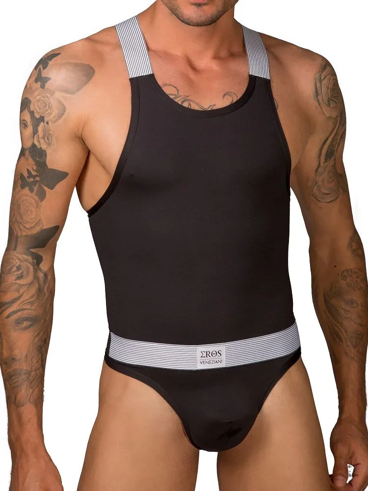 Eros Veneziani Cool Boy: Stringbody, schwarz (S/M) Eros Veneziani Cool Boy: Stringbody, schwarz (S/M)