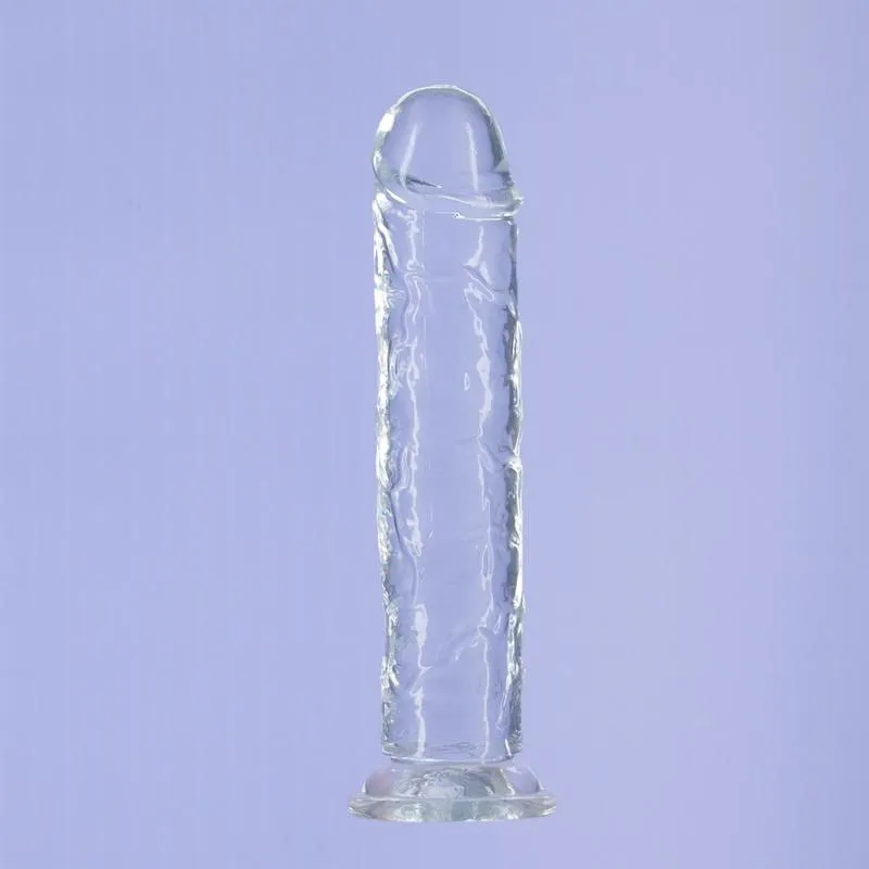 Crystal Addition - Transparenter Realistischer Dildo - 20 cm – Bild 3