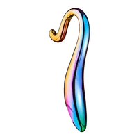 Glamour Glass - Elegant Curved Dildo, 18 cm Glamour Glass - Elegant Curved Dildo, 18 cm