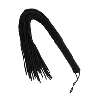 Schwarzer Bondage Flogger Schwarzer Bondage Flogger