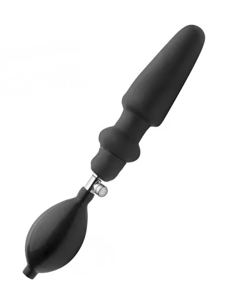 Master Series Expander Inflatable Anal Plug: Analplug mit Pumpe, schwarz Master Series Expander Inflatable Anal Plug: Analplug mit Pumpe, schwarz