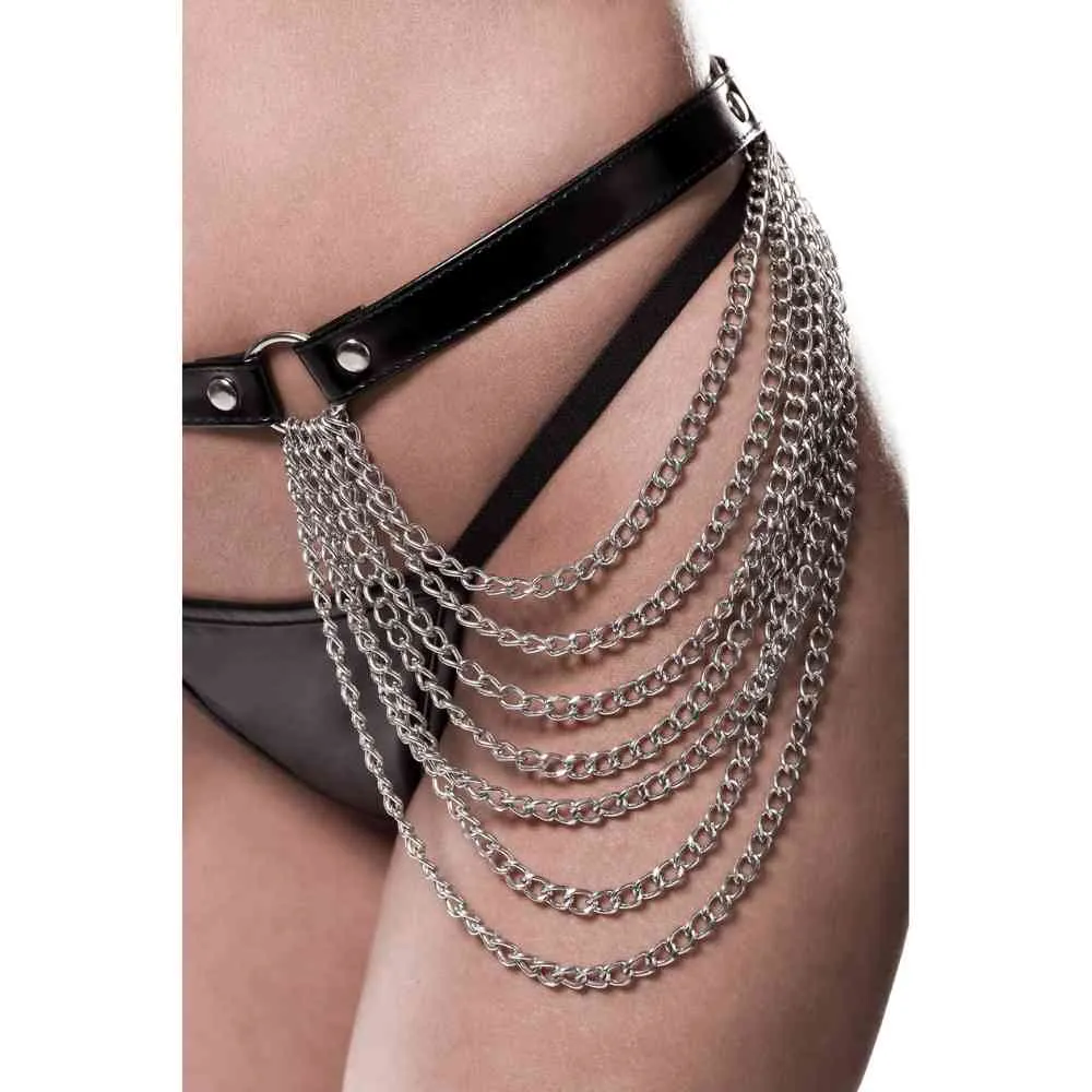 Harness Set mit Ketten und Nippel-Patches – Bild 4