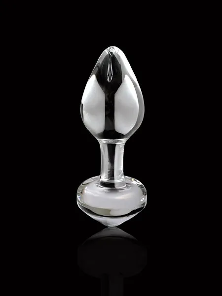 Icicles No. 44: Glas-Analplug, transparent Icicles No. 44: Glas-Analplug, transparent