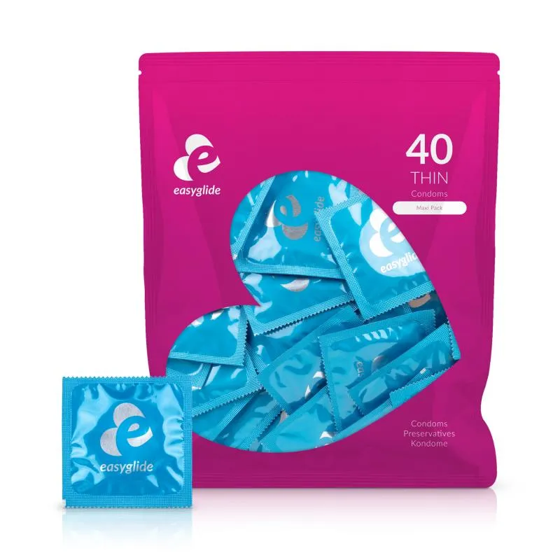 EasyGlide - Extra dünne Kondome - 40 Stück EasyGlide - Extra dünne Kondome - 40 Stück