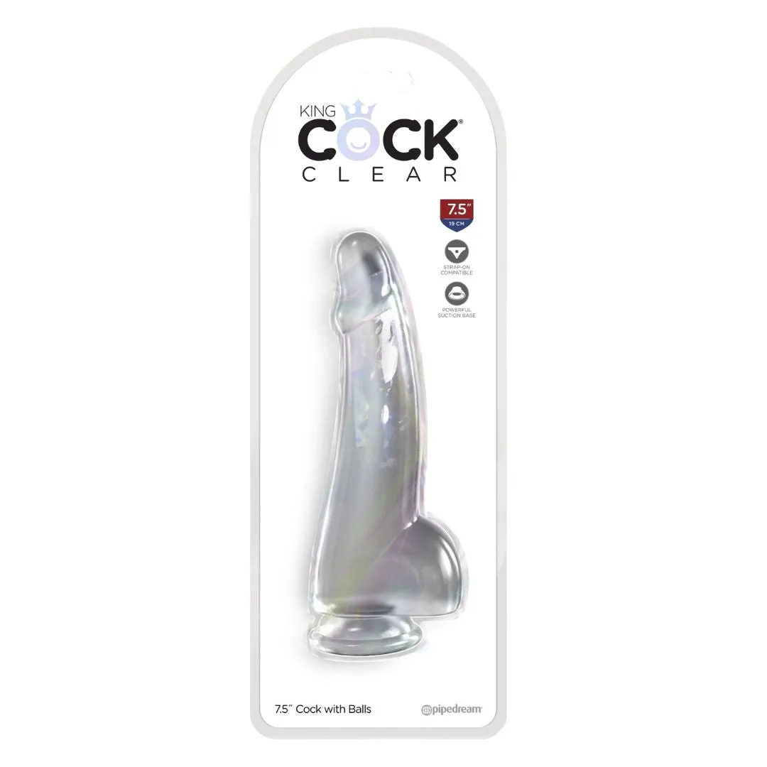 Naturdildo „7,5"-Cock with Balls“ mit Saugfuß – Bild 3