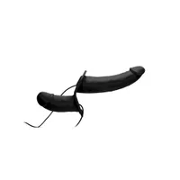 Strap U Power Peggar: Strap-On mit Doppelvibrator, schwarz Strap U Power Peggar: Strap-On mit Doppelvibrator, schwarz