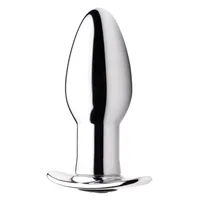 Chrome Blast Wiederaufladbarer Analplug mit Fernbedienung - klein Chrome Blast Wiederaufladbarer Analplug mit Fernbedienung - klein