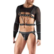 Set aus Crop-Top, Brust-Harness & Jock Set aus Crop-Top, Brust-Harness & Jock