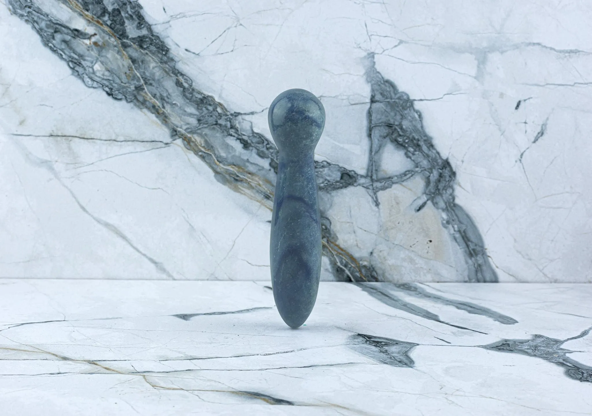 Kristall Dildo Anna - Blauer Aventurin – Bild 2