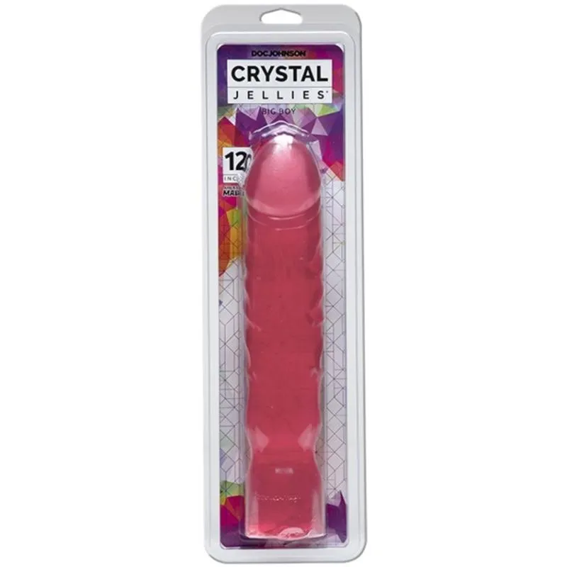 Doc Johnson - Crystal Jellies Big Boy - Rosa – Bild 2