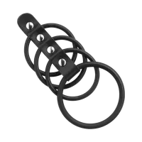Penismanschette mit 4 Ringen, 4 - 5,5 cm Penismanschette mit 4 Ringen, 4 - 5,5 cm