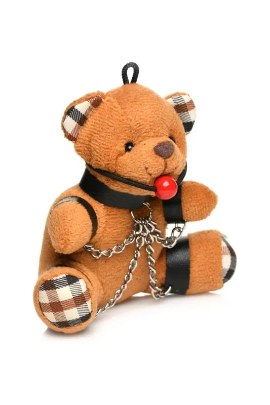 Master Series - Geknebelter Teddybär Schlüsselanhänger – Bild 5