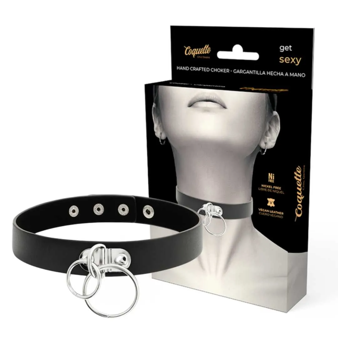 Handgefertigter Choker mit doppeltem Ring – Bild 5